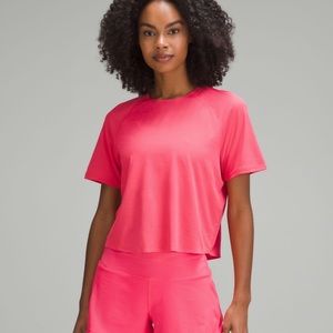 Lululemon Fast and free race length shirt